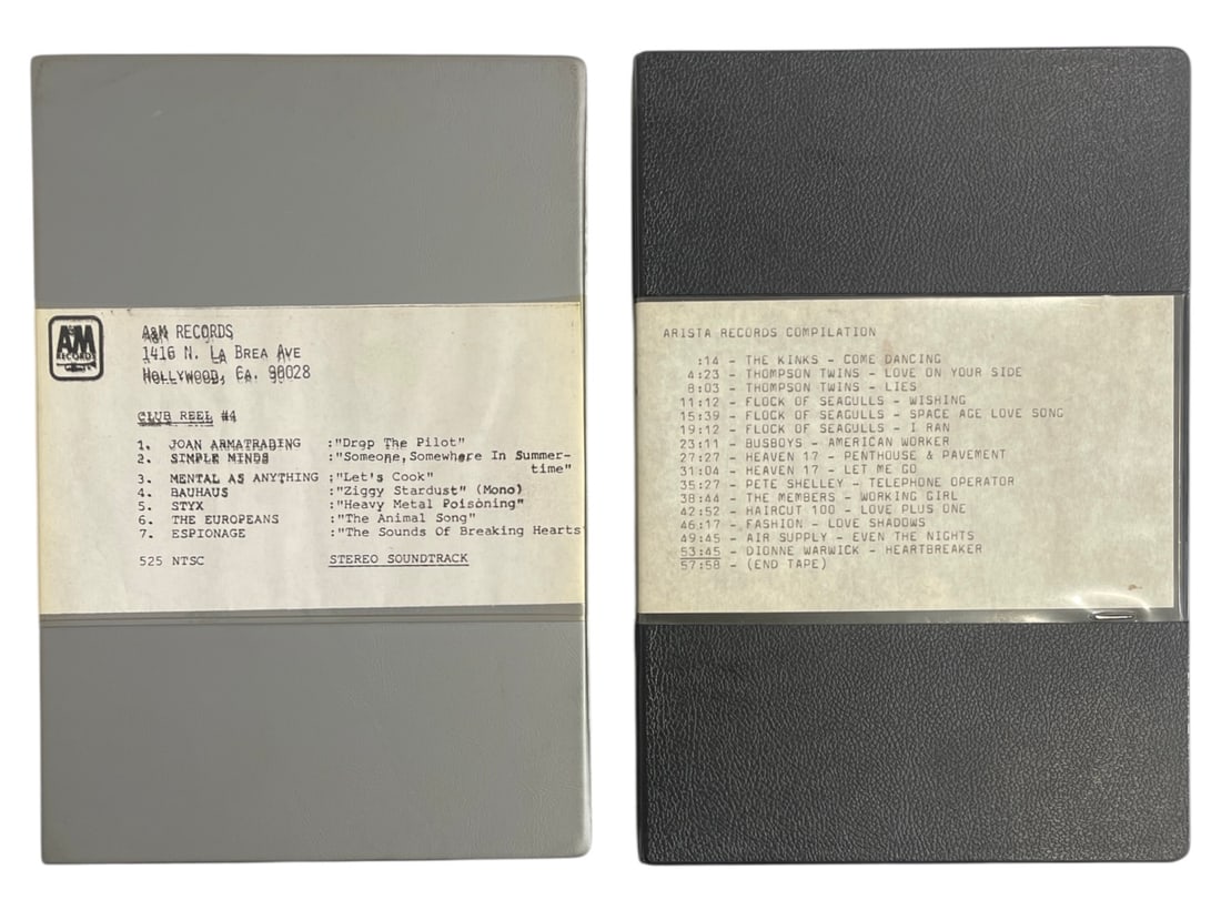 Music Compilation Reel | Original Content on Professional 3/4 Beta | Video Tapes: Including Artist Like Styx and The Kinks
