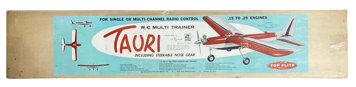 Vintage Top Flite Tauri RC Multi-Trainer
