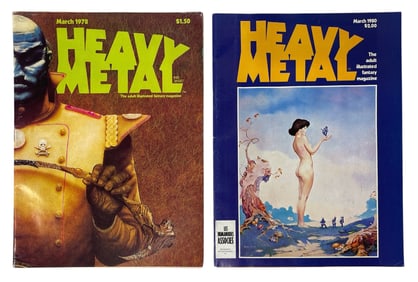 Heavy Metal Adult Magazine Collection