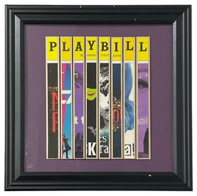 Framed Playbill Art
