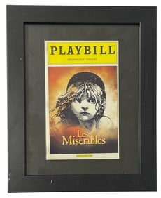 Framed Playbill | Les Miserables