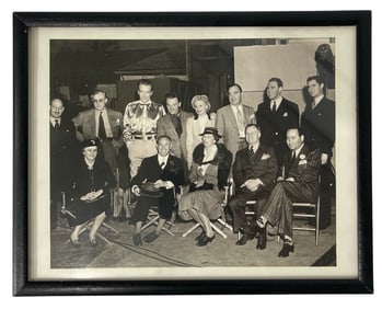 Framed Photo of Warner Bros Stars