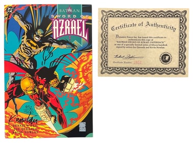 SIGNED DCs Batman Sword of Azrael | 852 Out Of 1500 | with coa