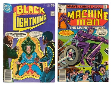 DCs and Marvels Comic Book Collection | Black Lightning and Machine Man
