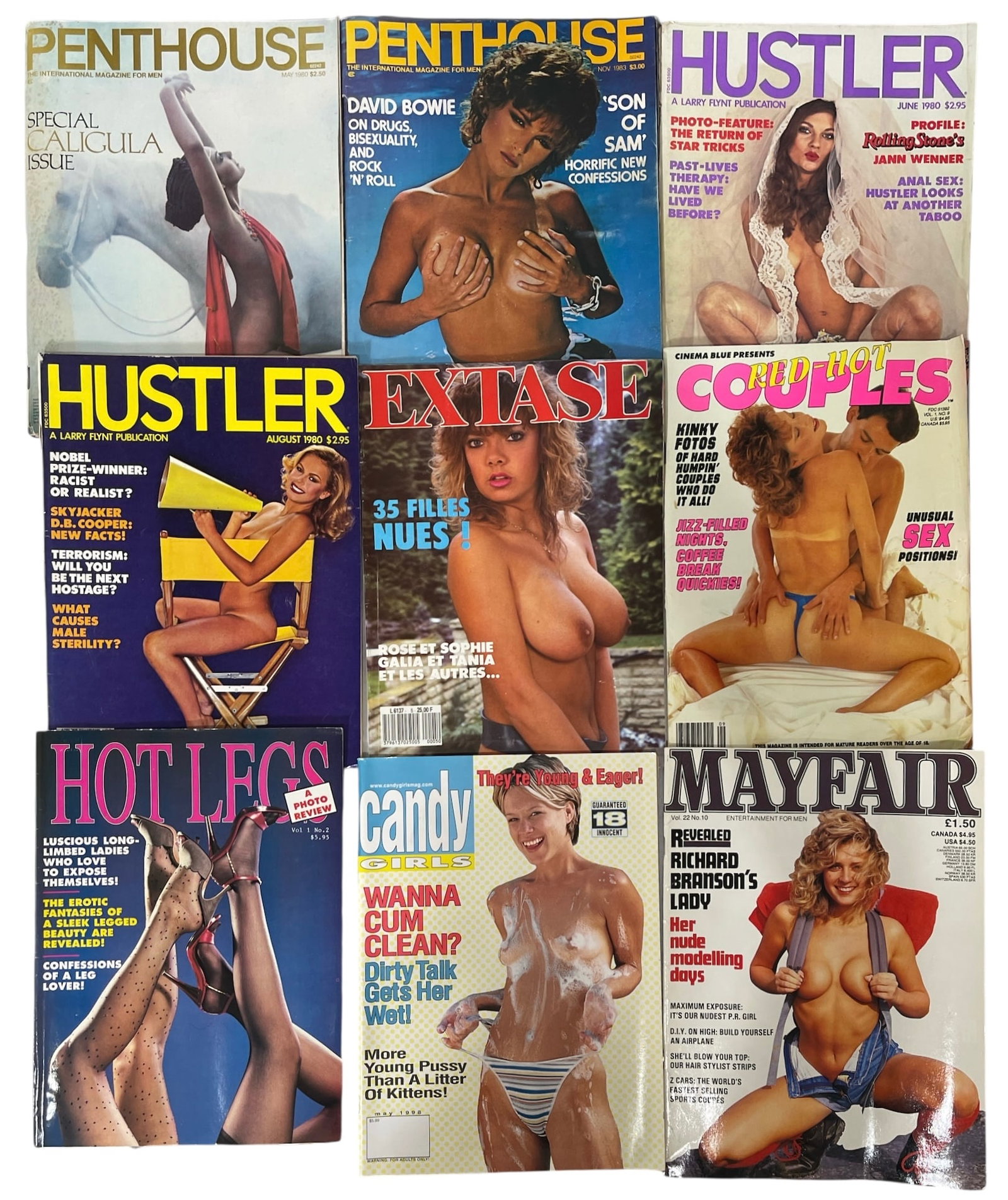 Erotic Adult Magazine Collection: Erotic Adult Magazine Collection