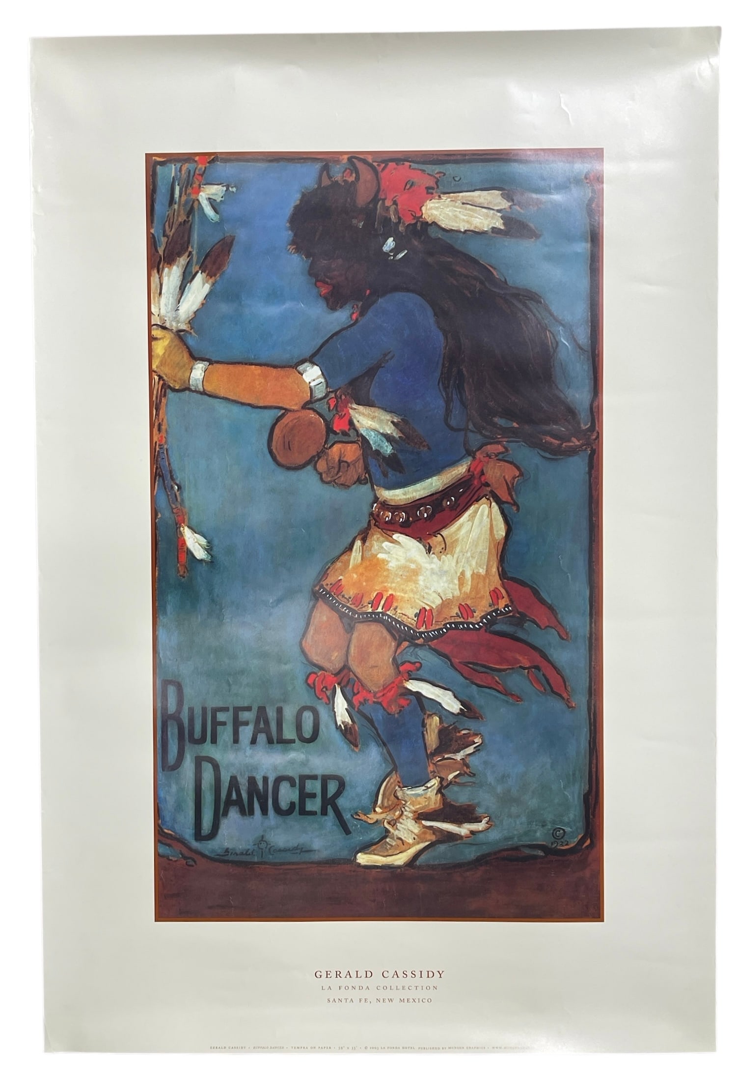 2003 Gerald Cassidy | Buffalo Dancer | Poster