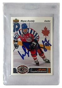 Signed Upper Deck | Wayne Gretzky | Hockey Collectors Card | No. 621