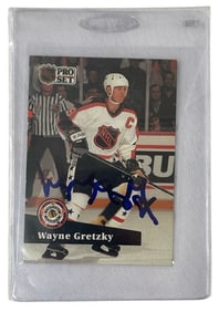 Signed Wayne Gretzky | Hockey Collectors Card | No. 285z