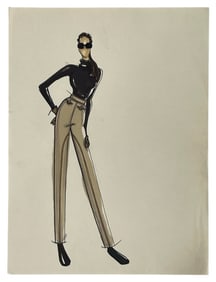 Luxury Fashion Brands | Original Designer Sketch | One of a Kind Artwork