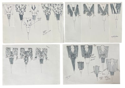 Luxury Fashion Brands | Original Designer Sketch | One of a Kind Artwork
