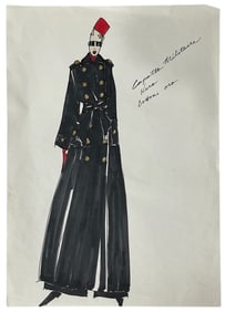 Luxury Fashion Brands | Original Designer Sketch | One of a Kind Artwork