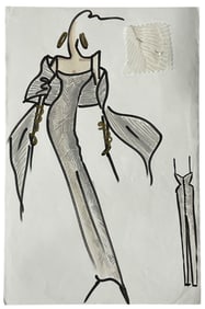 Luxury Fashion Brands | Original Designer Sketch | One of a Kind Artwork