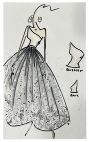 Luxury Fashion Brands | Original Designer Sketch | One of a Kind Artwork