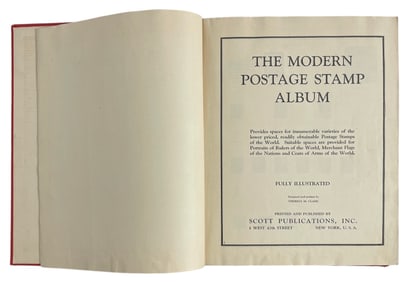The Modern Postage Stamp Album | Book