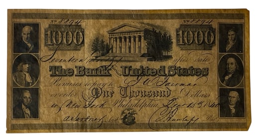Bank of the United States | Bank Notes | No. 8894