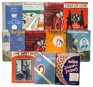 Vintage Music Sheet Collection