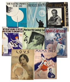Vintage Music Sheet Collection