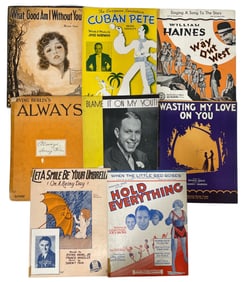 Vintage Music Sheet Collection