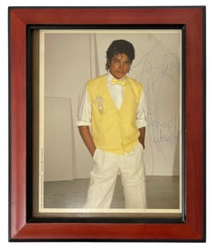 SIGNED Michael Jackson Photo | WITH COA