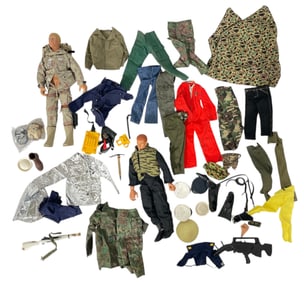 Vintage Action Figure With Accessories