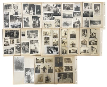 Vintage Photo Album Pages with Photos