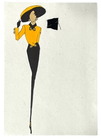 Luxury Fashion Brands | Original Designer Sketch | One of a Kind Artwork