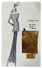 Travilla Designs | Designer Sketch | One of a Kind Artwork