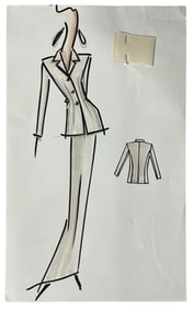 Travilla Designs | Designer Sketch | One of a Kind Artwork