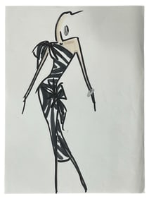 Travilla Designs | Designer Sketch | One of a Kind Artwork