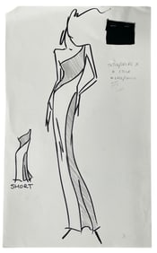 Travilla Designs | Designer Sketch | One of a Kind Artwork
