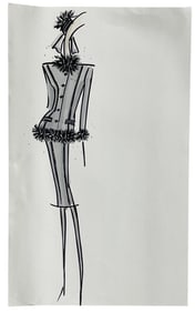 Travilla Designs | Designer Sketch | One of a Kind Artwork