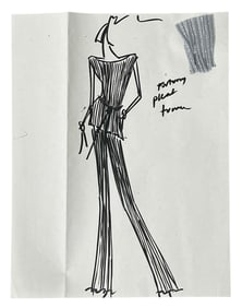 Travilla Designs | Designer Sketch | One of a Kind Artwork