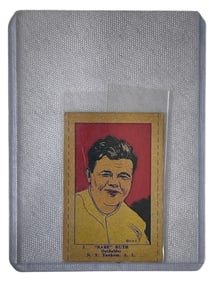 Babe Ruth Baseball Collectors Card