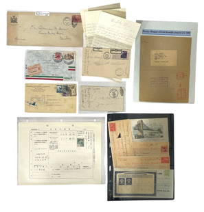 Vintage Letter Stamp and Postcard Collection: Vintage Letter Stamp and Postcard Collection