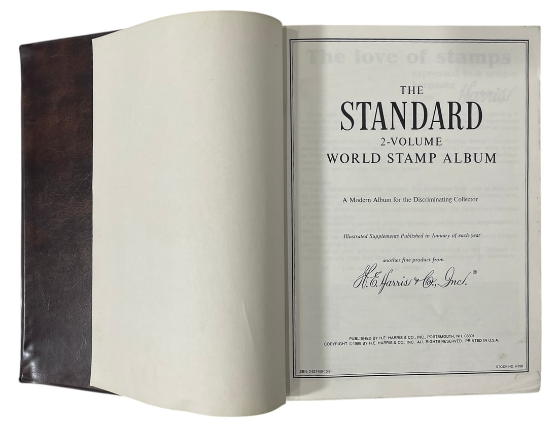 The Standard | 2 Volume | World Stamp Album (1 of 8)