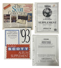 Stamp Album Supplement Collection