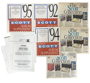 Stamp Album Supplement Collection
