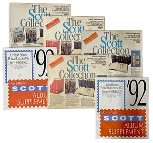 Stamp Album Supplement Collection