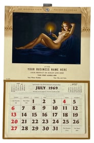 Vintage Erotic Adult 1969 Calendar