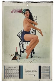Vintage Erotic Adult 1959 Playboy Calendar