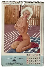 Vintage Erotic Adult 1960 Playboy Calendar