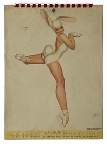 Vintage Erotic Adult 1947 Calendar