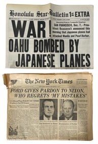 Vintage Newspaper Collection