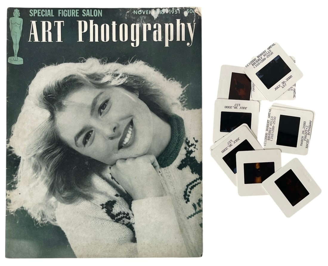 Art Photography Magazine and Adult Photo Slide Collection: Art Photography Magazine and Adult Photo Slide Collection