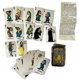 Vintage Snow White and Seven Dwarfs | Vintage Playing Card Game