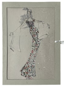 Luxury Fashion Brands | Original Designer Sketch | One of a Kind Artwork
