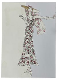 Luxury Fashion Brands | Original Designer Sketch | One of a Kind Artwork