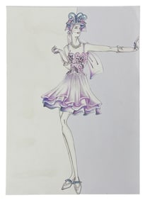 Luxury Fashion Brands | Original Designer Sketch | One of a Kind Artwork