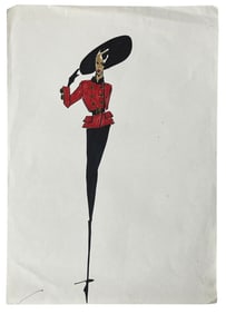 Luxury Fashion Brands | Original Designer Sketch | One of a Kind Artwork
