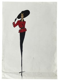 Luxury Fashion Brands | Original Designer Sketch | One of a Kind Artwork